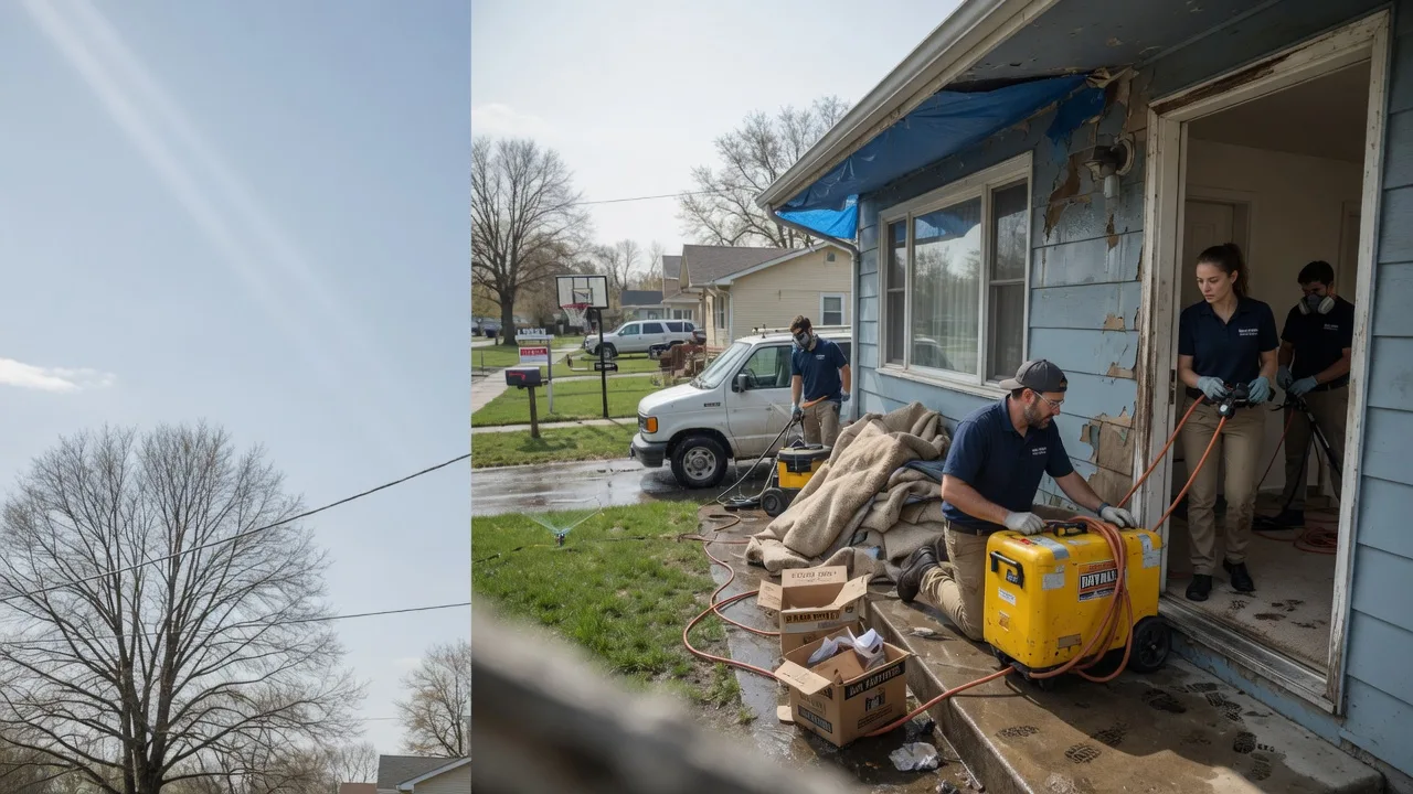 Basement Flood Cleanup in Modoc, IL near me